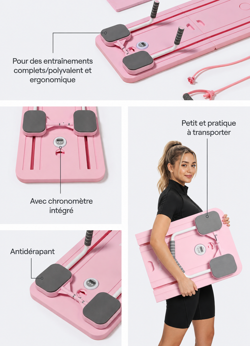 Mini pilates board rose fitness